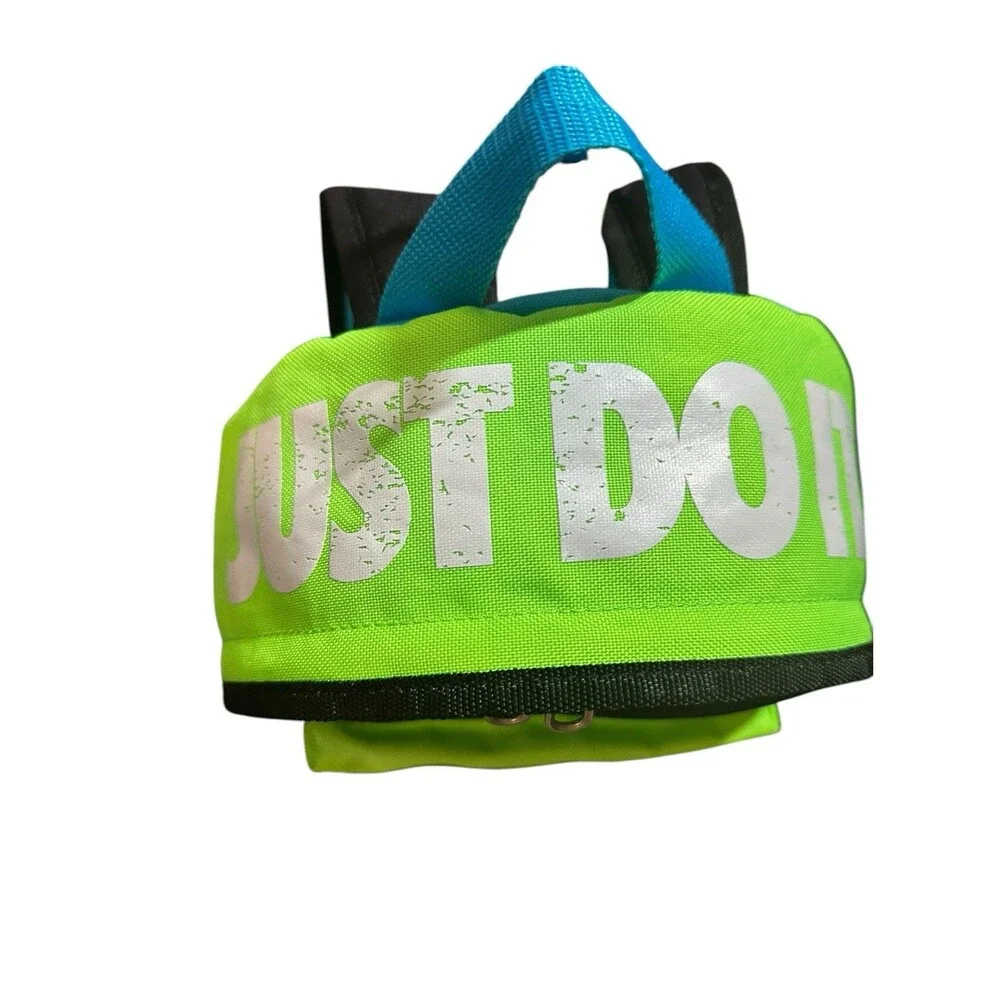 NIKE JUST DO IT GREEN, BLUE, BLACK SMALL KIDS BACKPACK BOOKBAG
